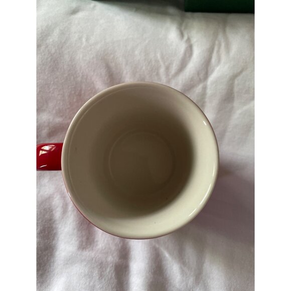Starbucks 2016 Red Mini Ceramic Mug Ornament 3oz With Box - Picture 5 of 5
